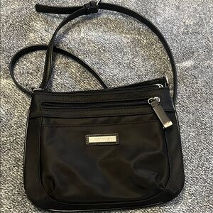 NWOT Calvin Klein Sleek Black Crossbody Bag